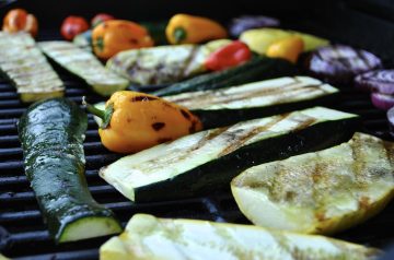 Grilled Garlic Zucchini