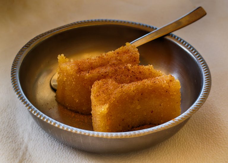 Halva (A Greek Sweet Using Semolina)