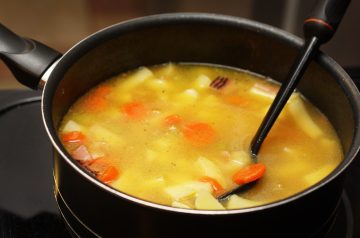 Cold or Hot Sweet Potato and Carrot Soup