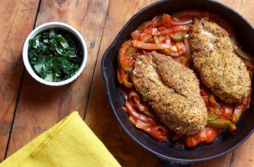 Herb Marinated Chicken Breasts With a Cold Garlic Sauce