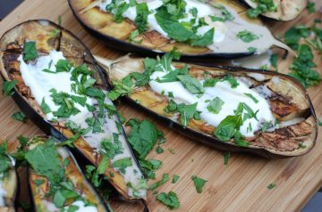 Hopvine's Marinated Roasted Eggplant (Aubergine)