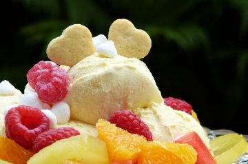 Fruit and Cream Layered Salad