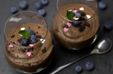 incredibly easy cocoa cappuccino mousse