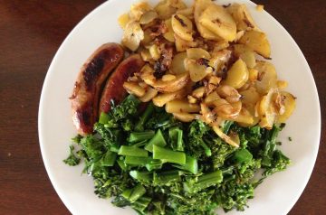 Farfalle With Broccoli and Sausage