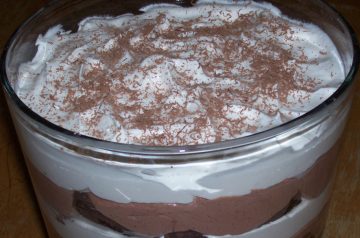 Jello and Cool Whip Easy Chocolate Trifle