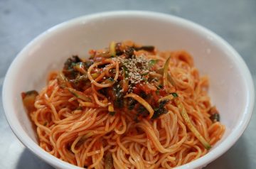 Korean-Style Noodles With Vegetables (Chap Chae)