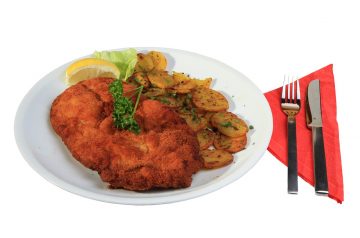 Lemon-Basil Chicken Schnitzel