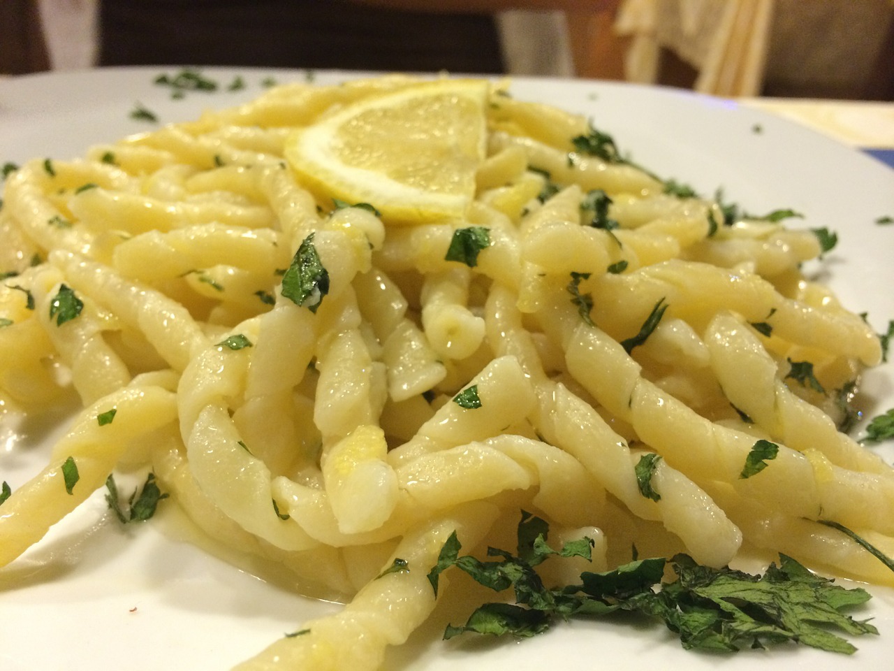 Lemon Chicken with Pasta