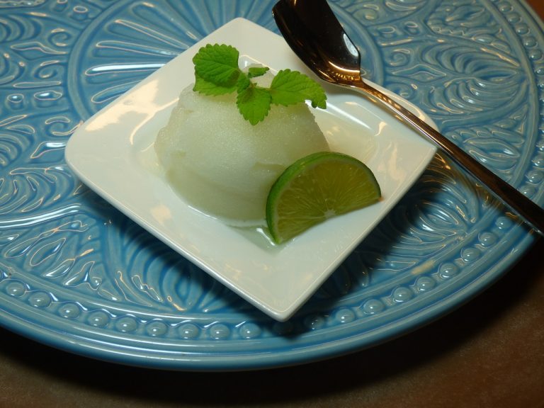 Lemon Daiquiri Sorbet
