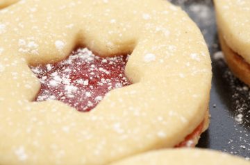 Raspberry Swirl Cookies