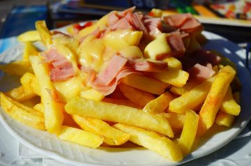 Lower Fat Cheese Fries
