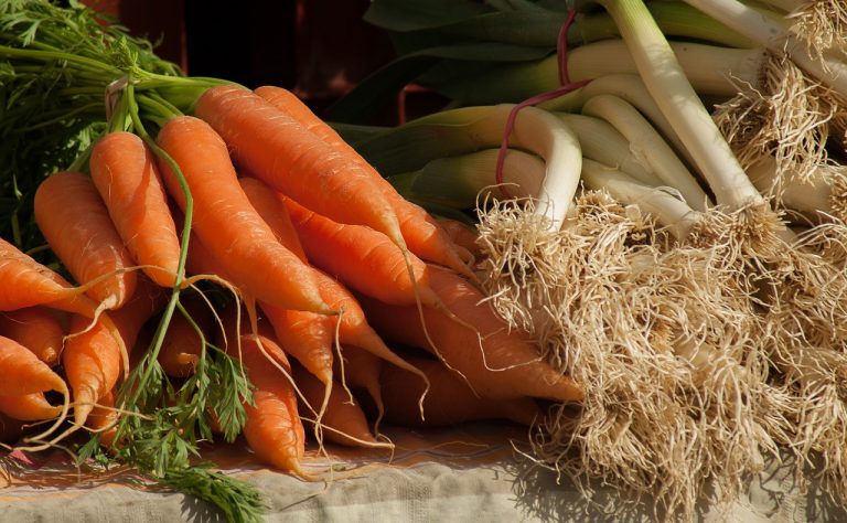 Maple Carrots With Leeks