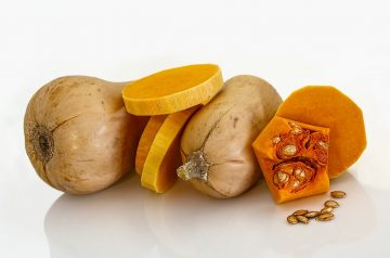 Maple Mashed Butternut Squash With Pecans