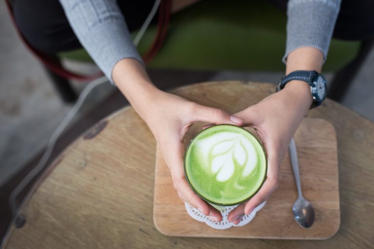 Matcha Green Tea Smoothie or Iced Latte