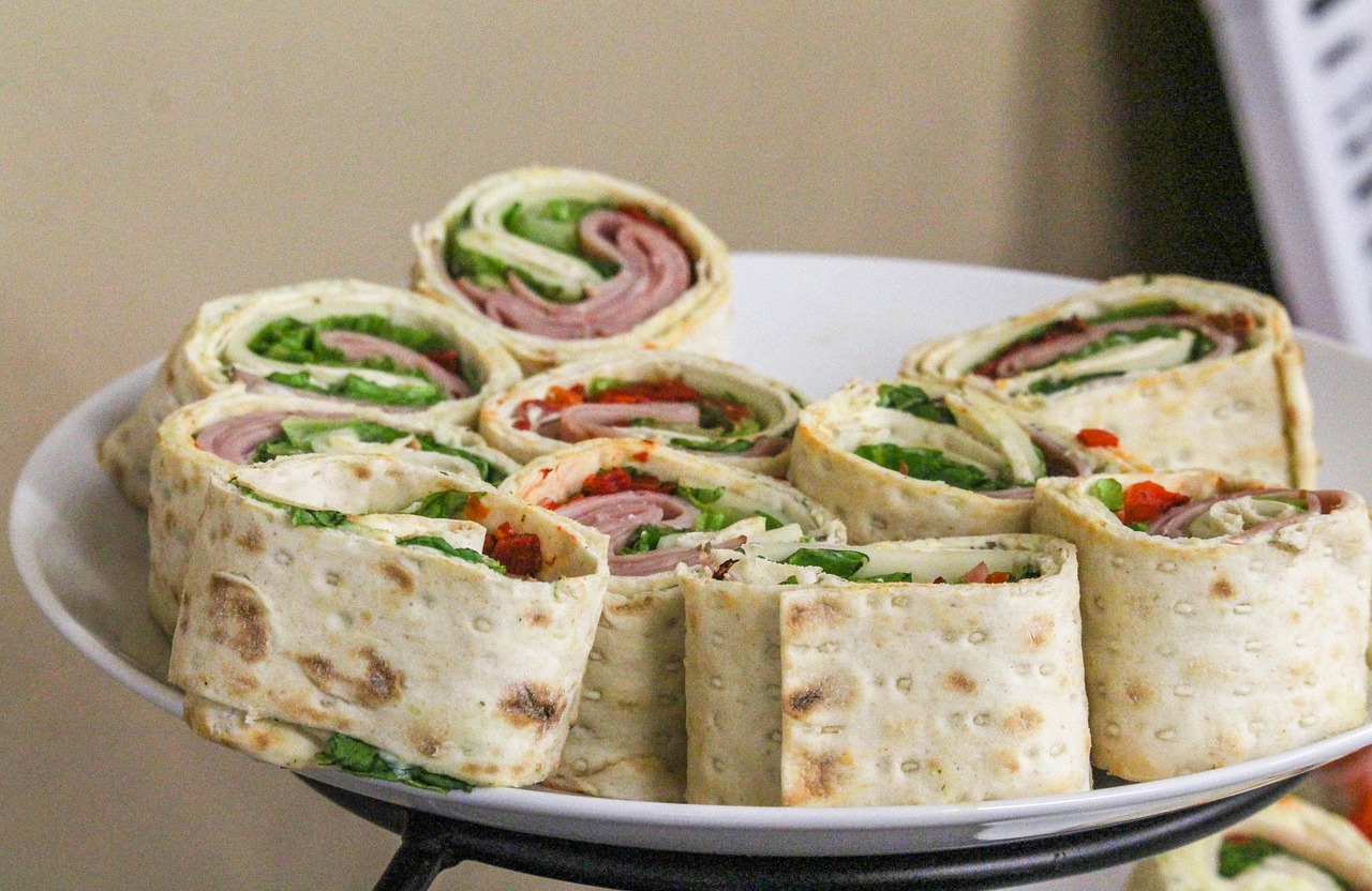 Mediterranean Wrap Sandwich