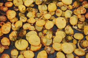 Moroccan Oven Roasted Sesame Potatoes