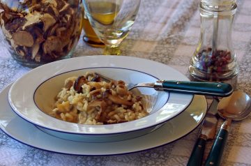 Mushroom and Red Wine Risotto