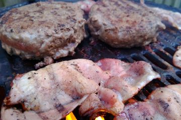 Mushroom Bacon Burgers