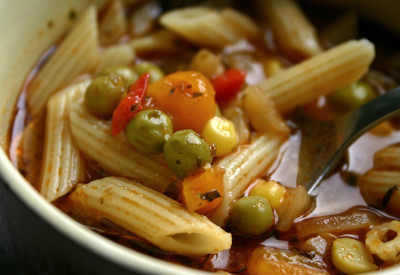 Leftover Vegetable Noodle Stew