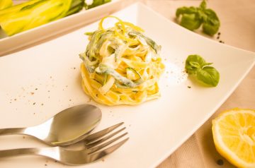 Pasta With Zucchini Ricotta Sauce