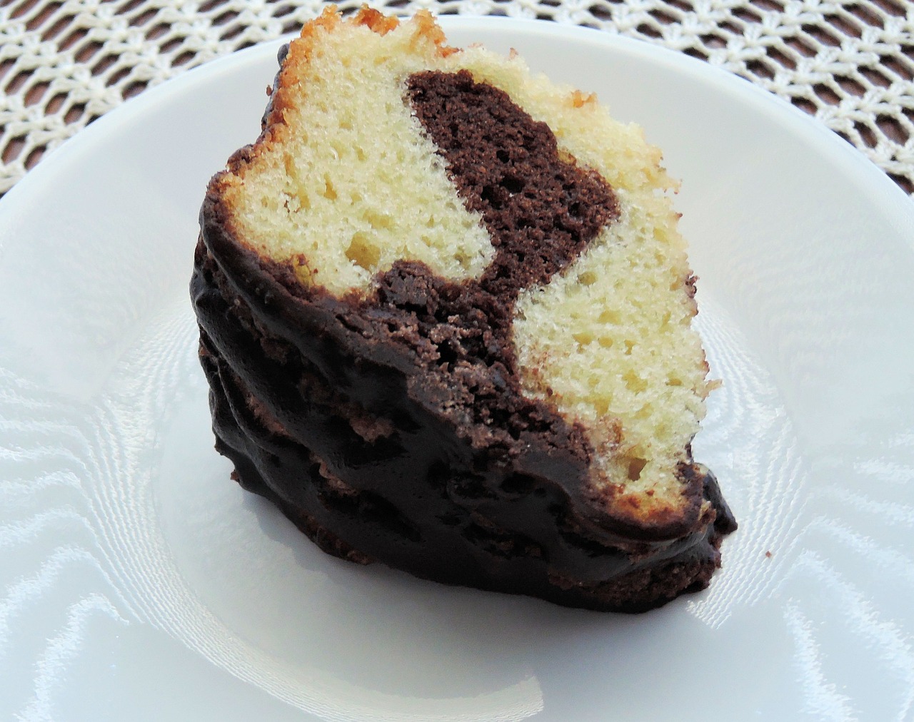 Old-Fashioned Marble Cake (No Chocolate)