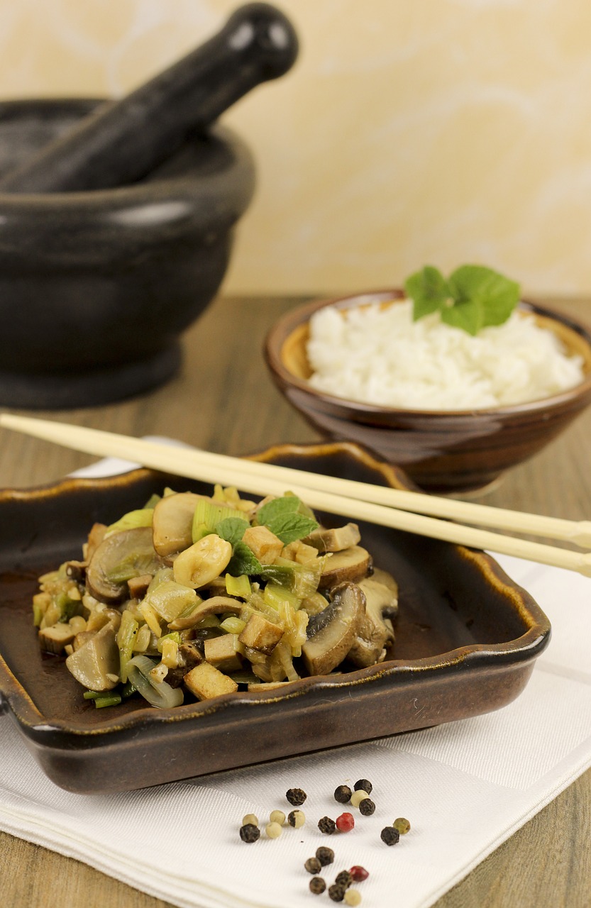 Onion-Mushroom Rice