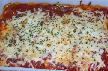 Oven Fried Eggplant or and Zucchini Parmesan