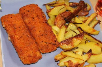 Oven Fried Parmesan Potatoes