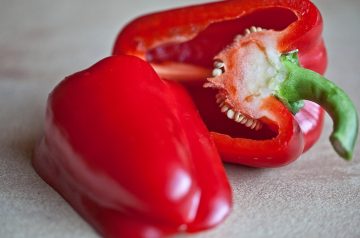 Salmon With Fruit and Peppers