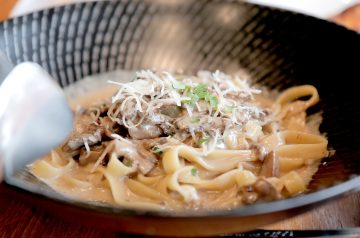 Artichoke and Mushroom Pasta