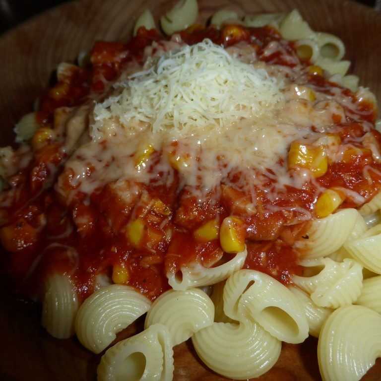 Cheese Dumplings in Tomato Sauce