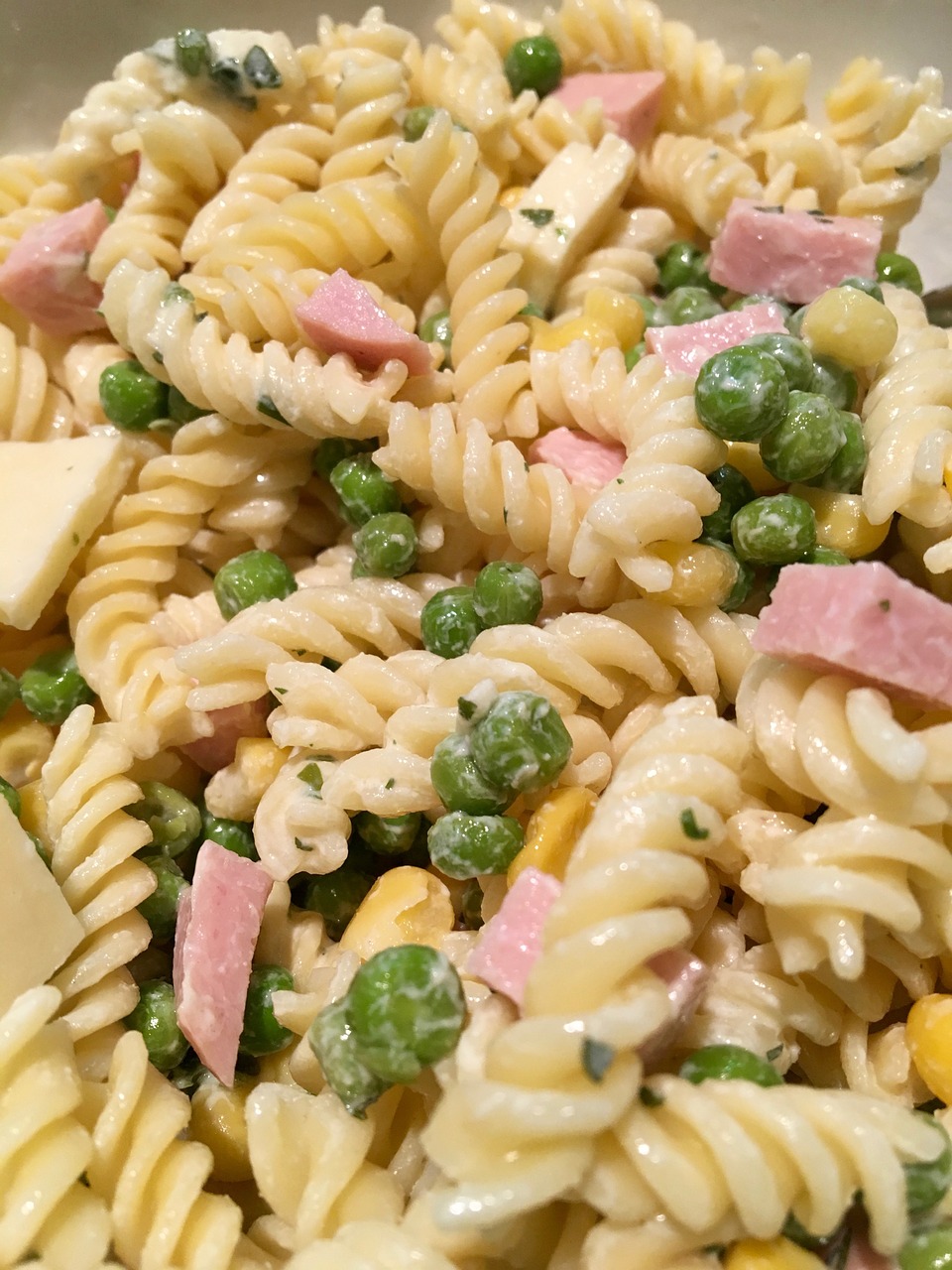 Green and Gold Peas With Pasta