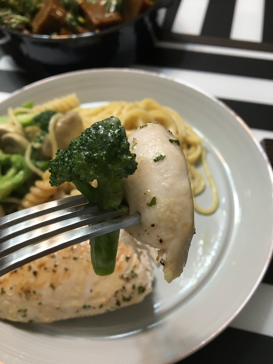 Pasta with Chicken and Broccoli