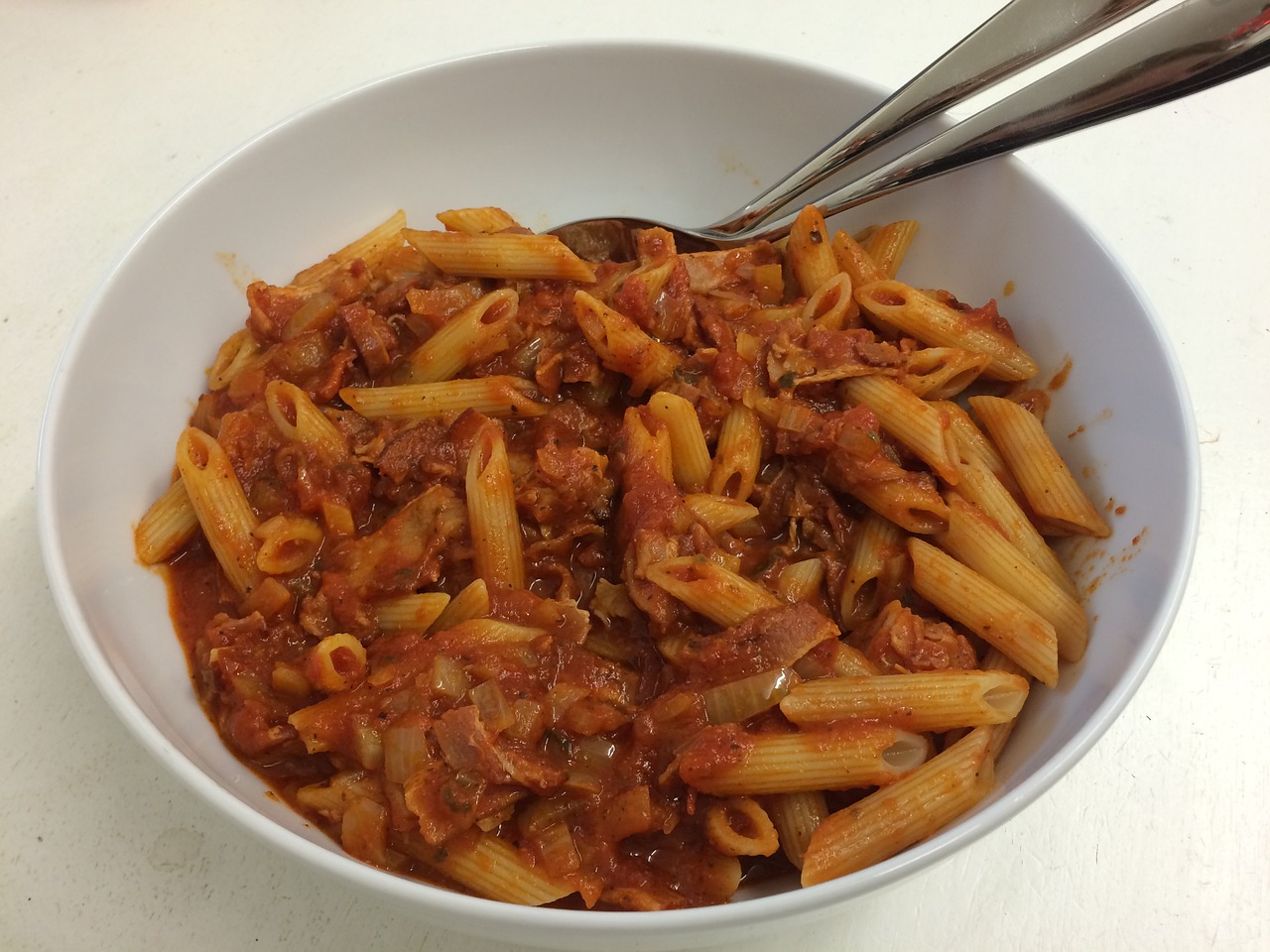 Whole Wheat Penne Pasta With Creamy Vodka Sauce