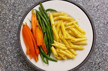 Penne with Creamy Carrots and Scallions