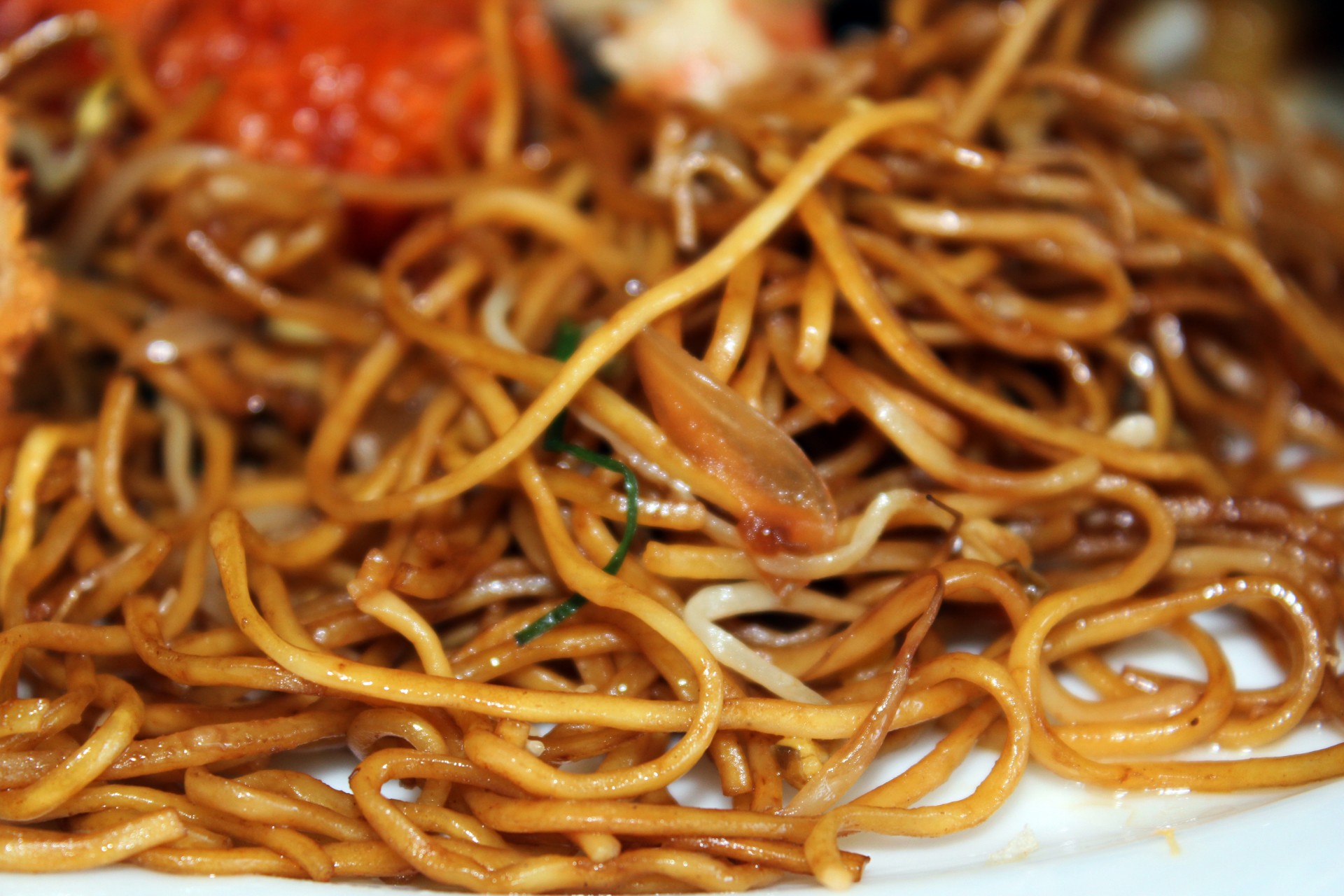 Philippine Pancit Guisado (Fried Noodles with mixed meats)