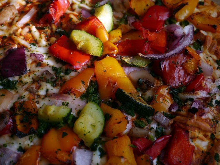 Salmon With Red-Pepper Saute