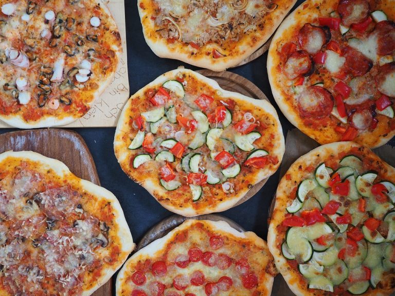 Pineapple Ham Pizzas