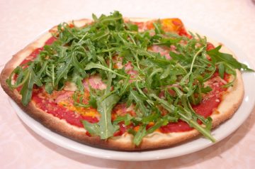 Potato and Arugula Pizza