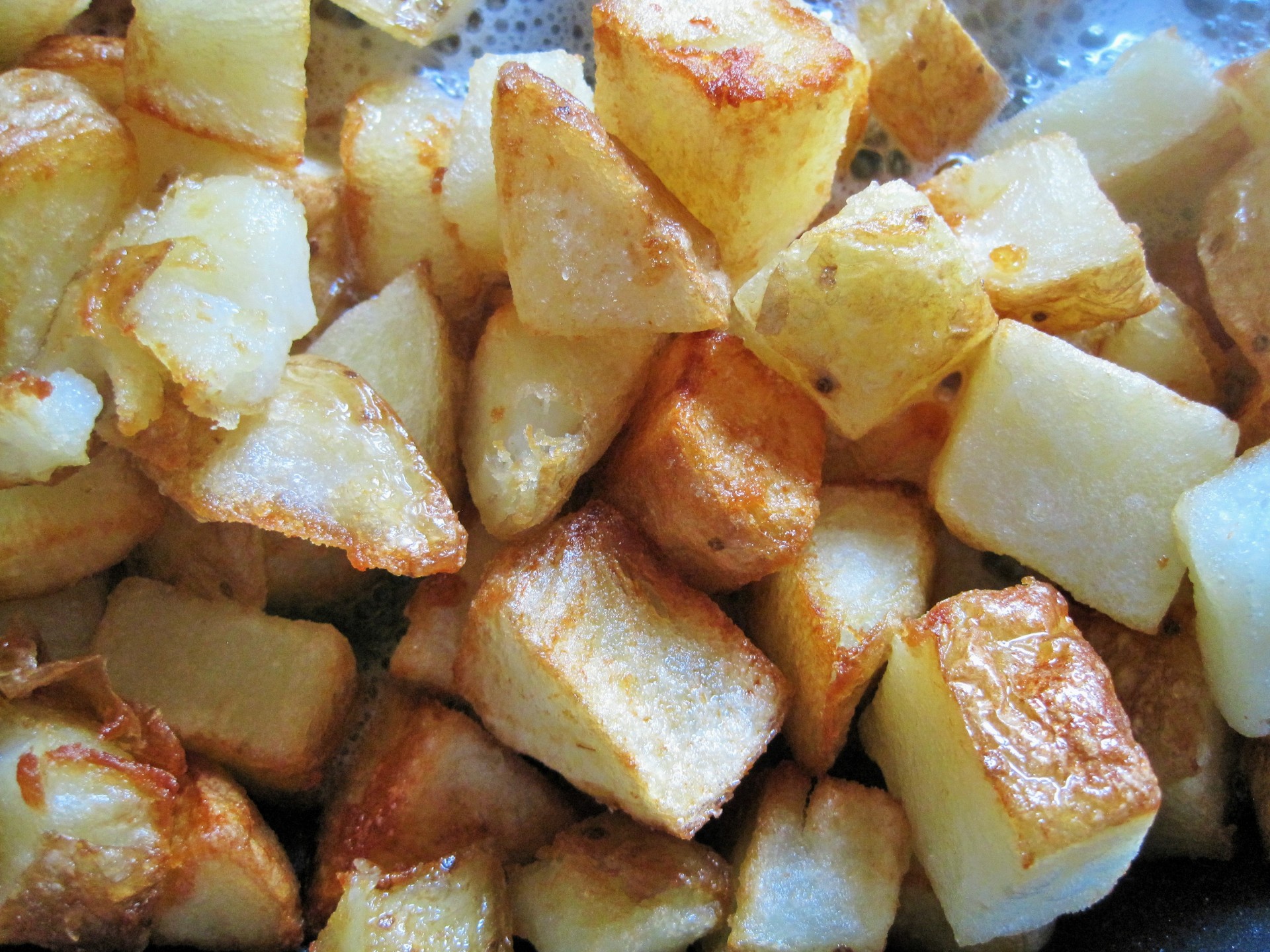 Easy Cheesy Golden Potato Squares