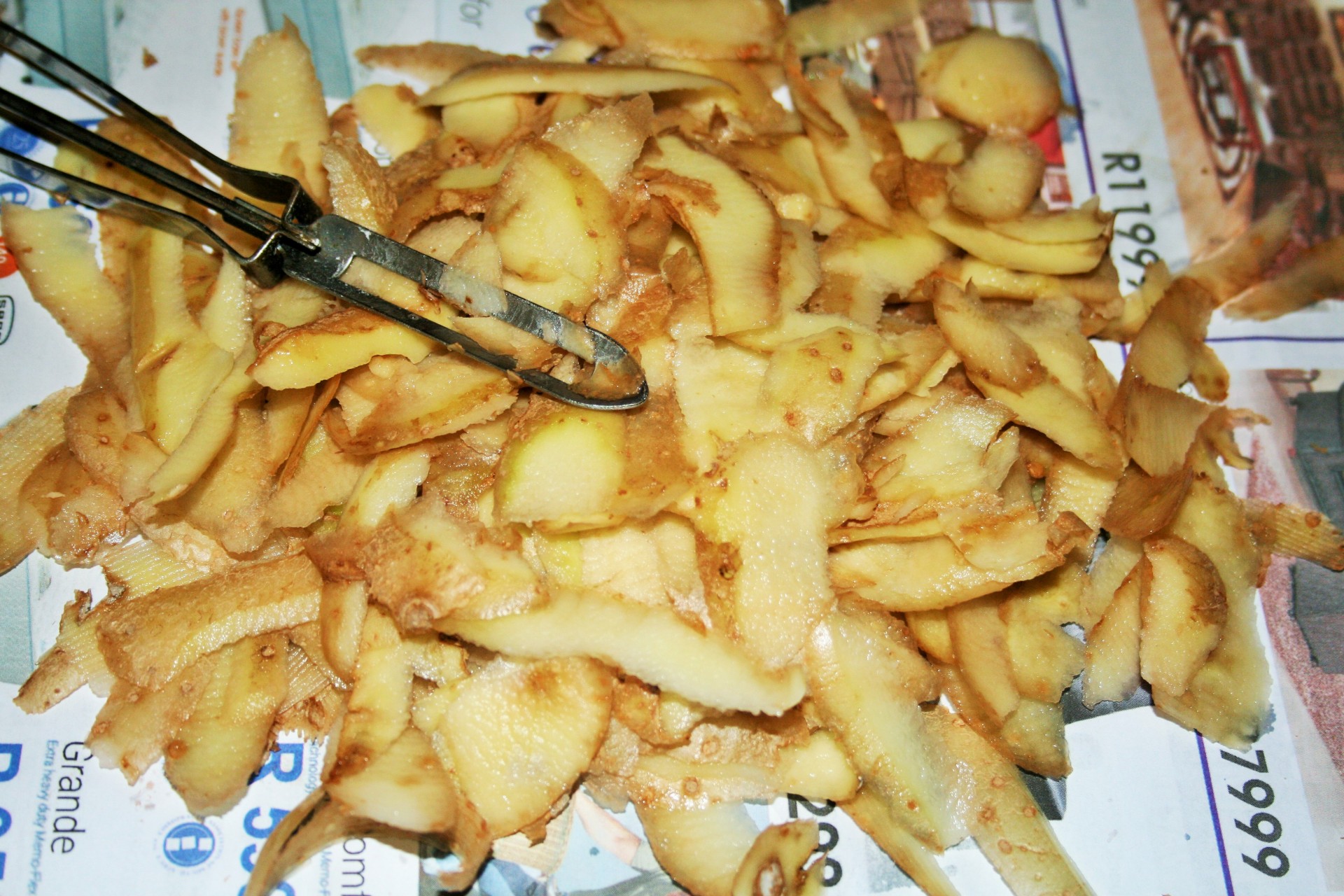 Roasted Potato Peels