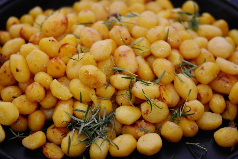 Tattooed Potatoes With Rosemary