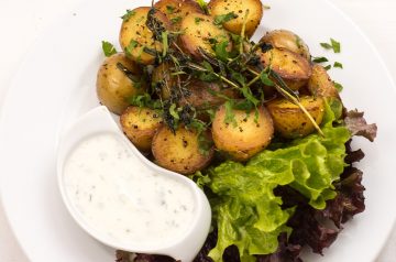 Potatoes in Tahini Sauce