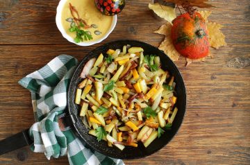 Fried Potatoes With Vegetables