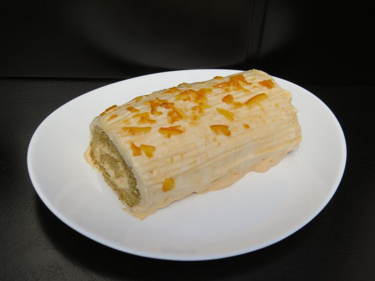 Pumpkin Angel Food Cake