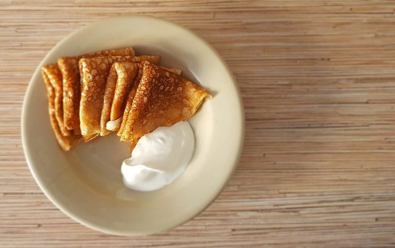 Pumpkin Sour Cream Pancakes