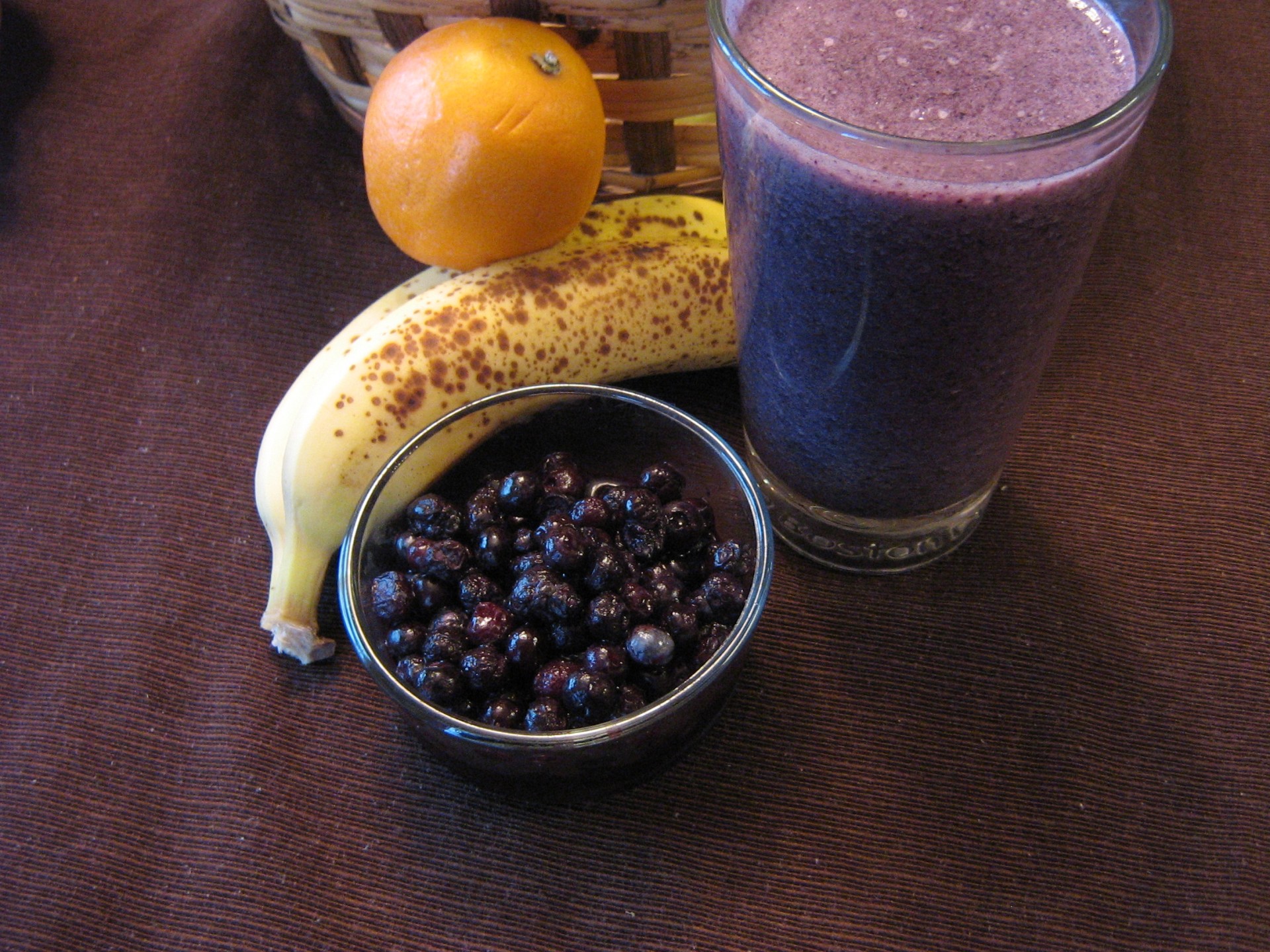 Purple Monstrosity fruit smoothie