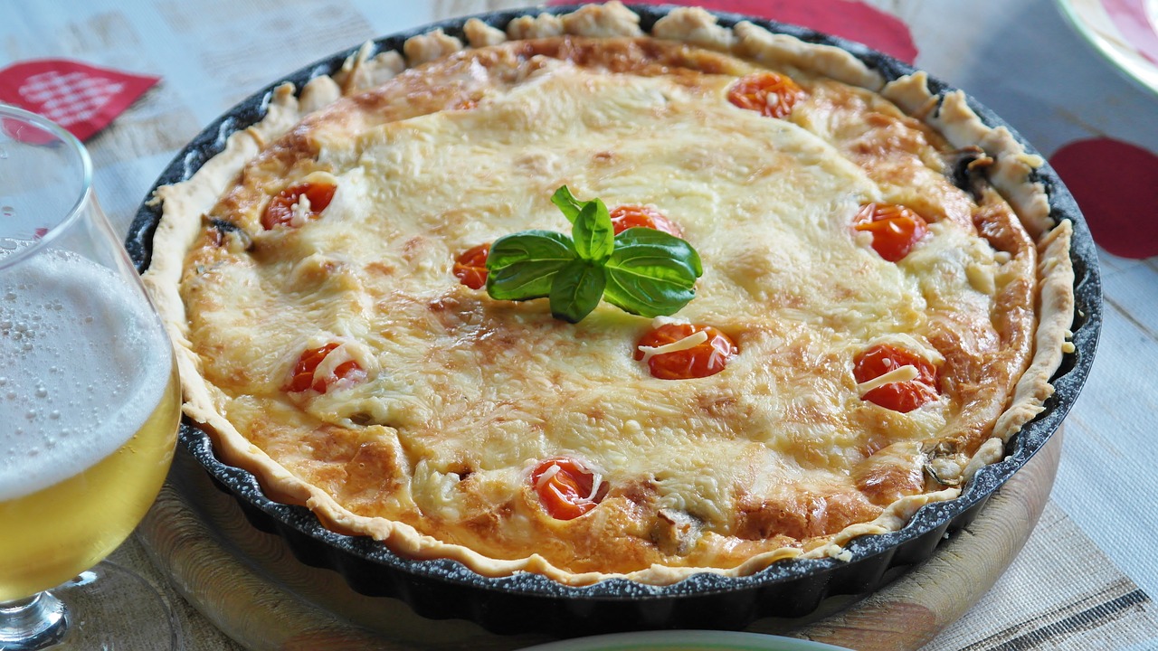 Bacon and Double Cheese Quiche