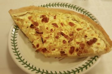 Quiche Lorraine with Chicken Sausage