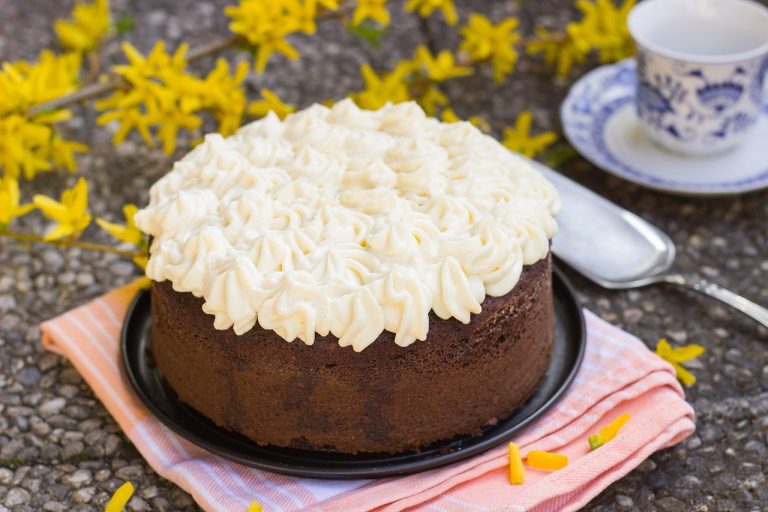 Raspberry Cream Cheese Coffee Cake